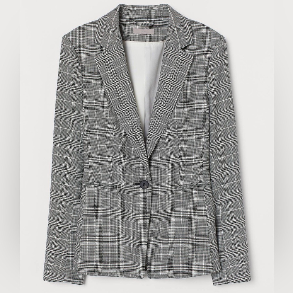 H&M Classic Gray Tailored Blazer